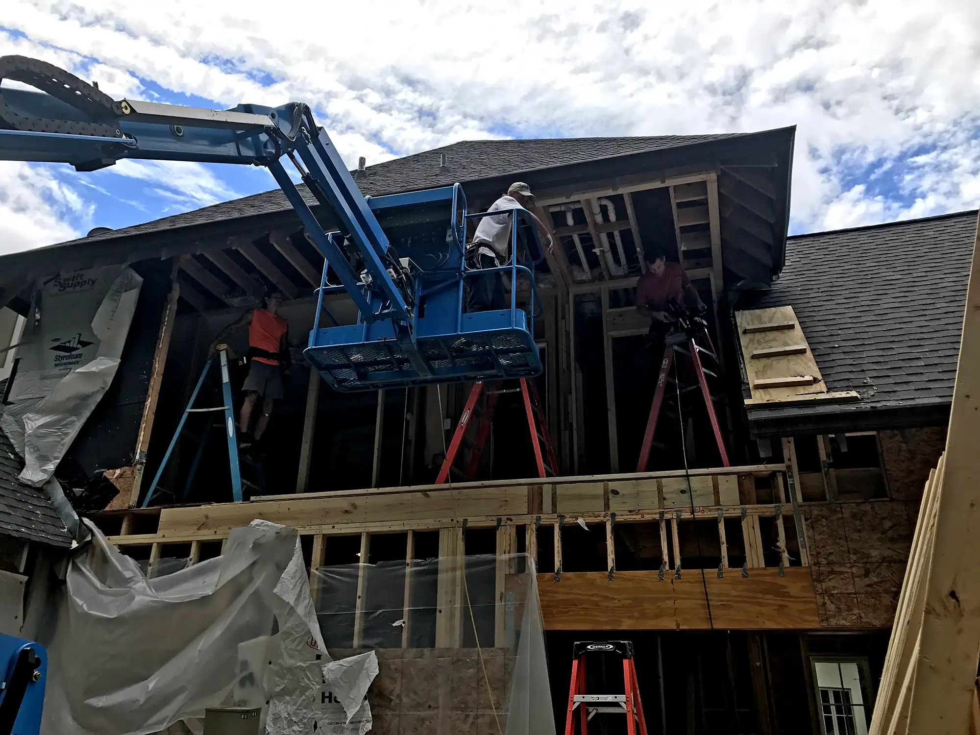 Luxury new home construction - Middle Field project progress photo 14 by McQuillen Custom Homes in Orange Beach, AL